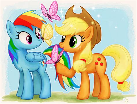 rainbow dash and|rainbow dash and apple jack.